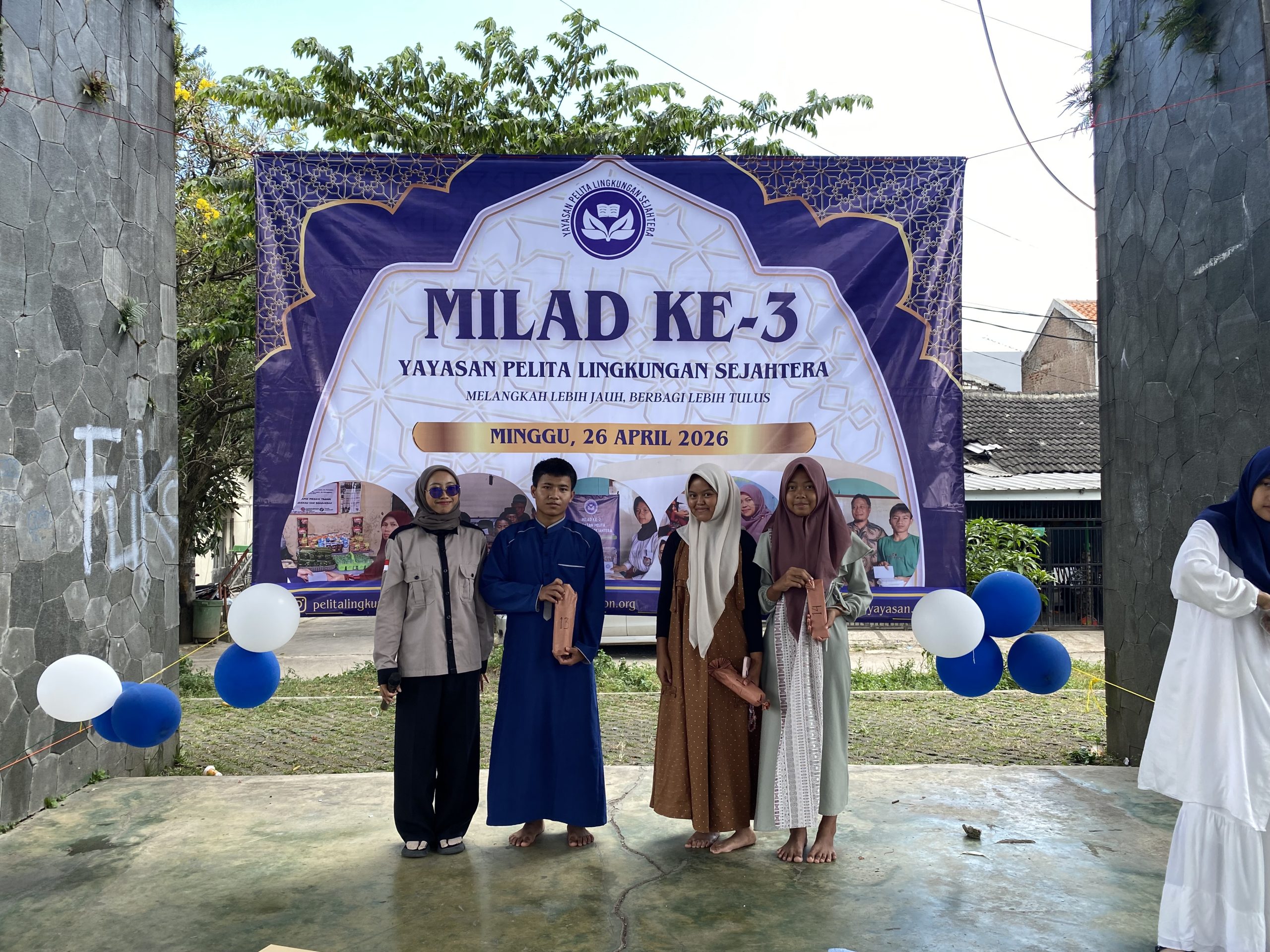 Tiga Tahun Menebar Manfaat: Semarak Milad Ke-3 Yayasan Pelita Lingkungan Sejahtera
